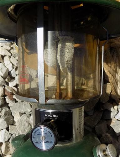 1976年製 コールマン ランタン ビッグハット モデル228J、クラムシェル