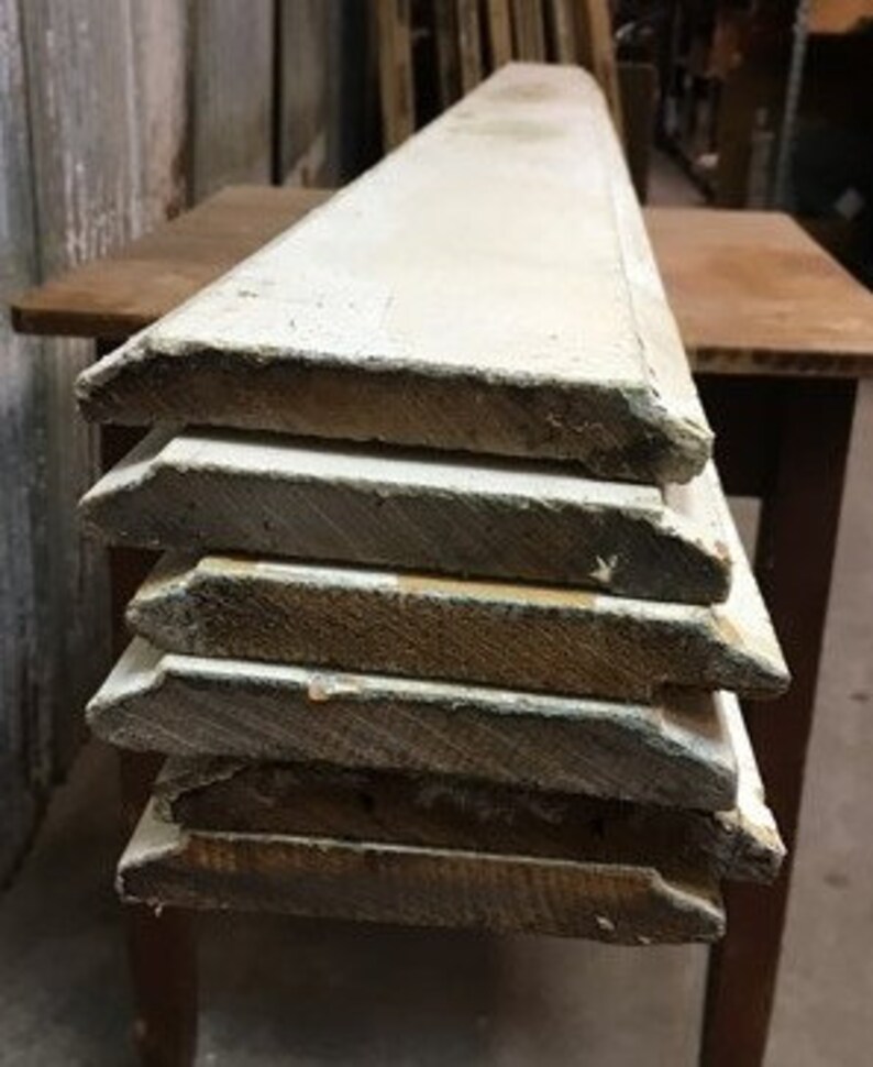 6 Wood Trim Pieces Architectural Salvage Reclaimed Vintage Etsy