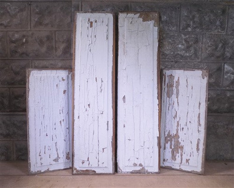 4 Wooden Door Panels, Cupboard Furniture Architectural Salvage, Art Craft A14,Vintage Reclaimed shops Wood Panels, Furniture Door Parts, Art Craft