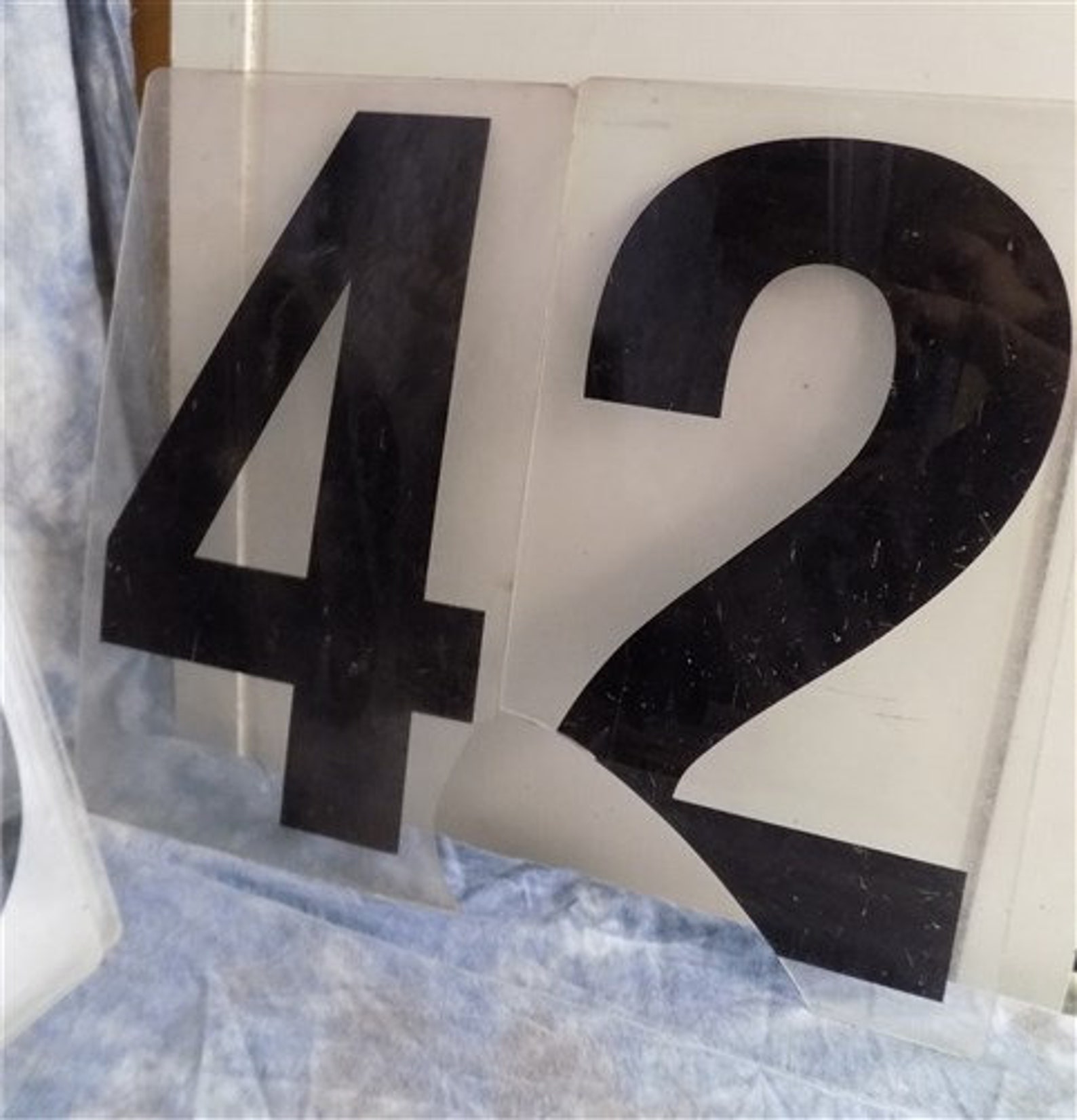 18 X 10.5 Inch Plastic Numbers Readerboard Sign Marquee Neon Etsy