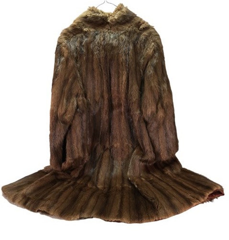 Vintage Long Fur Coat Petersen Harned Von Maur Womens Real Etsy Australia