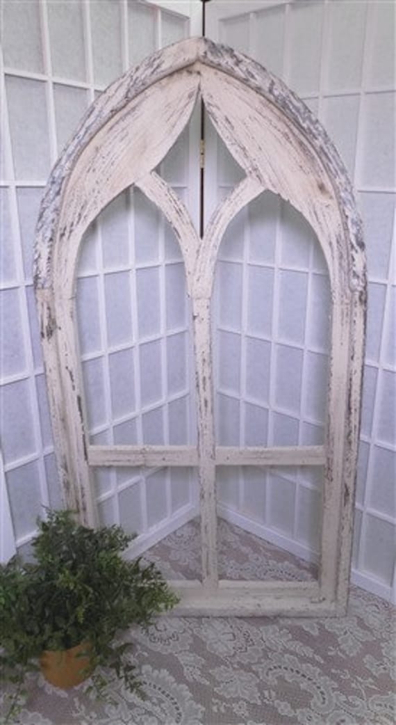 White Wood Window Frame