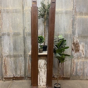 2 Door Jambs, Vertical Frame Casing, Architectural Salvage, Door Woodwork A, Reclaimed Door Woodwork, Vertical Jamb Casing, Door Frame