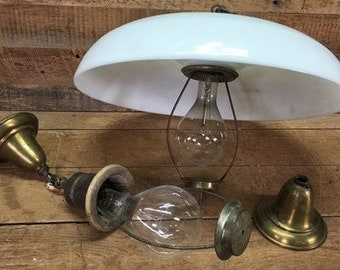 2 Luminárias de Teto Vintage com Lâmpadas Expostas,