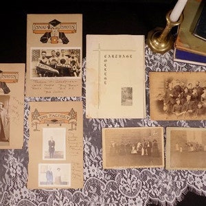 1911-15 1960s Carthage College Art Photos, College Bulletin, Carthage Illinois,Carthage College Sepia Sports Team Photos, Faculty Photos