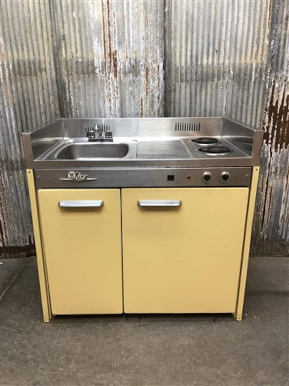 Retro Sink Stove Combo Unit King Refr. Model Etsy