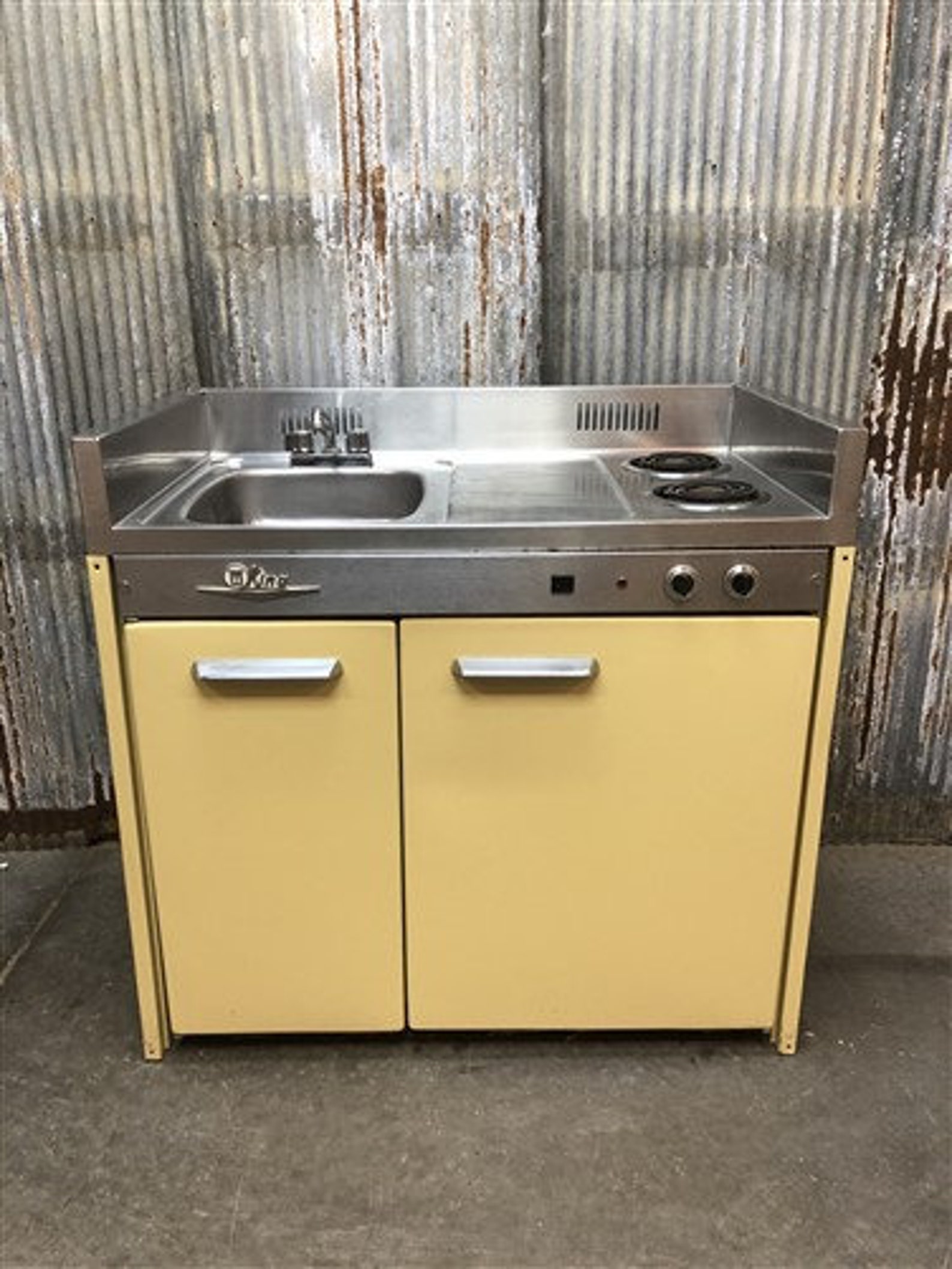 Retro Sink Stove Combo Unit King Refr. Model Etsy