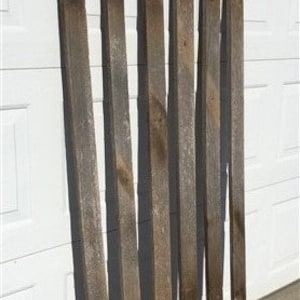 6 teruggewonnen eiken accentmuurbeplating, architecturale berging vintage A13, teruggewonnen kraalbord, architecturale berging hergebruiken