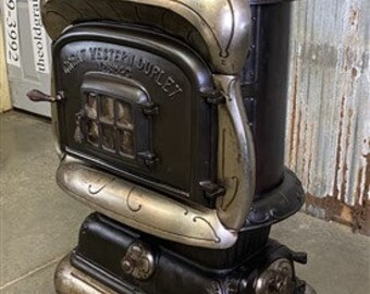 Great Western Duplex Wood Stove No. 824C Vintage Cast Iron - Etsy