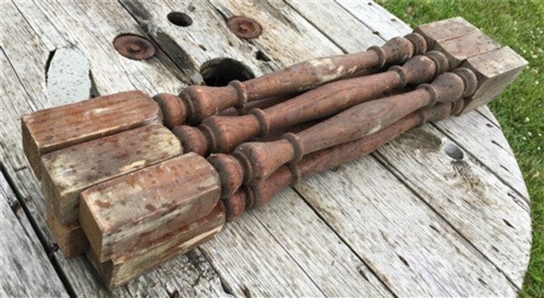 Wood Spindles, Architectural Salvage Fretwork Furniture House Trim Vintage A21,wood Spindles