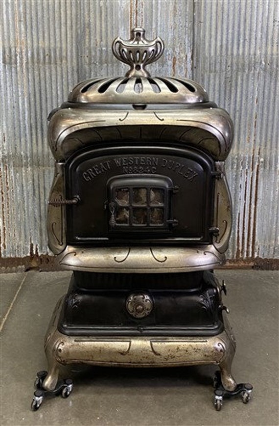 Great Western Duplex Wood Stove No. 824C Vintage Cast Iron - Etsy