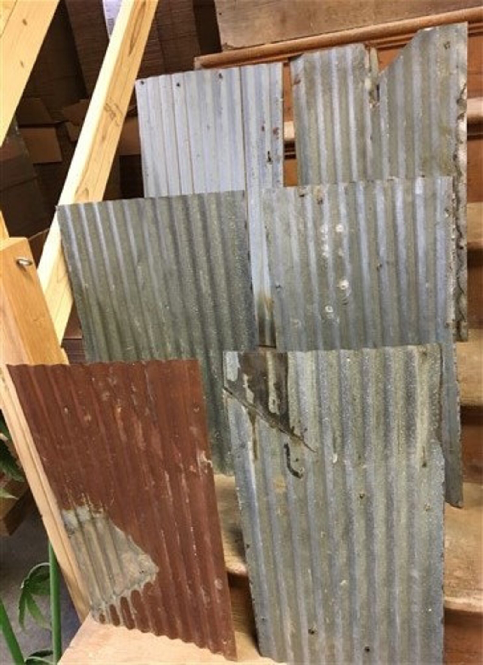 6 Galvanized Tin Sheets Roof Ceiling Sink Backsplash Etsy