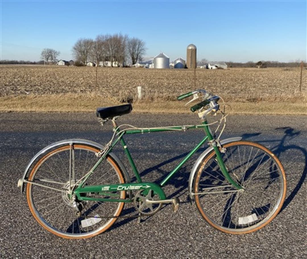 1970s Vista Cruiser Bicycle Vintage Green Cruiser - Etsy
