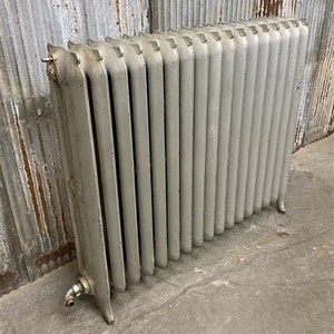 Cast Iron Radiator Heater, Vintage Radiator, American Radiator Co, 17 Sections B, Floor Radiator, Steam Radiator, Ornate