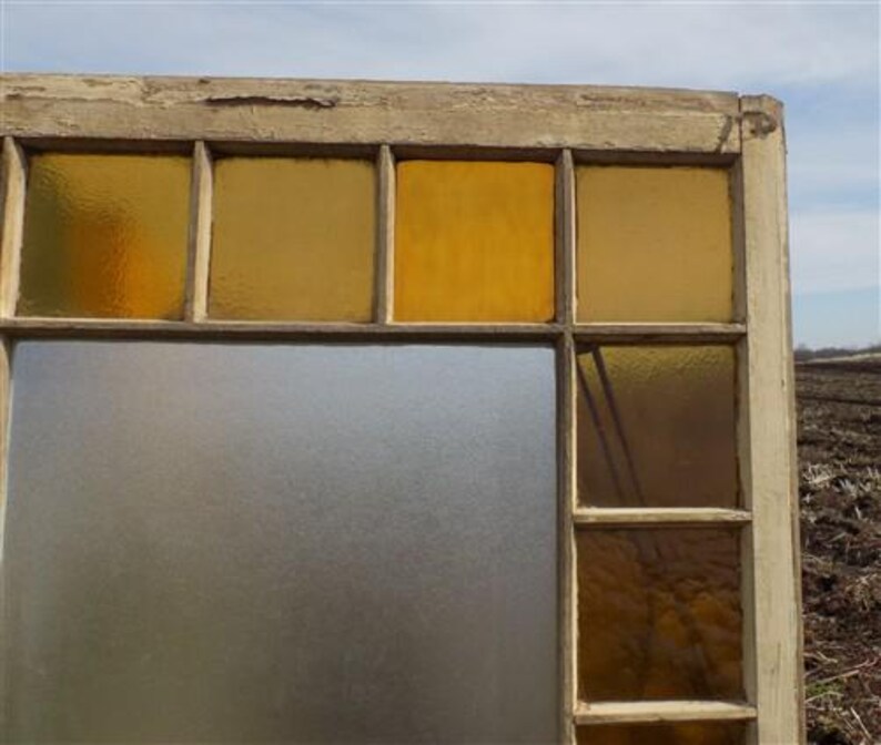 Antique Stained Glass, Rectangular Church Window, Architectural Art ...