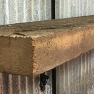 Estante flotante, Chimenea de madera de pino macizo 2x6 Repisa, Montaje en pared Viga rústica G Estante flotante rústico, Estante de pino, Estante flotante de granja