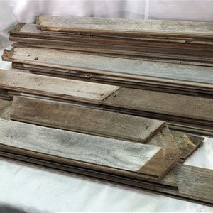 Reclaimed Tongue & Groove Wood Pieces, Architectural Salvage, Art Crafts Wood, Reclaimed Wood, Rustic Decor Repurpose, Art Craft Supplies