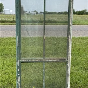 Wood Screen Porch Door, (32x81), Vintage Green Screen Door, Exterior, SD13