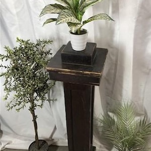 Newel Post Porch Column, Wood Architectural Salvage Repurpose Railing Vintage, X