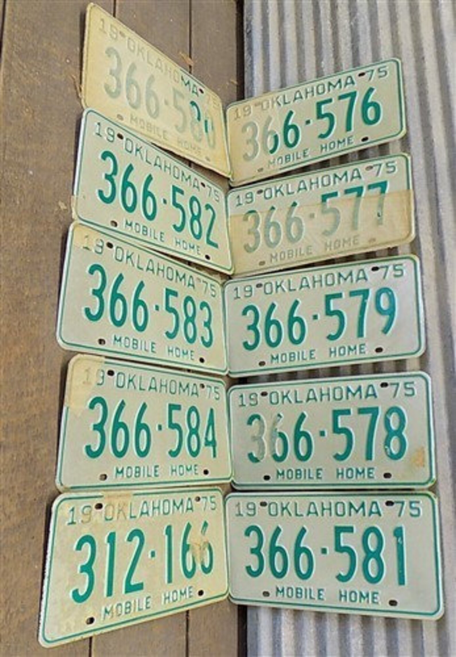 Set of 50 License Plates Lot Vintage Automobile Car Truck Tags Etsy