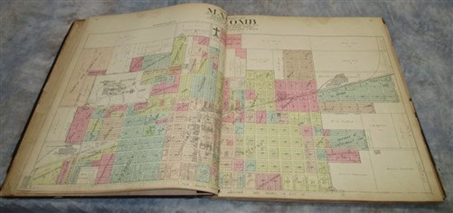 1913 Atlas McDonough County Illinois Plat Book Maps Genealogy Etsy