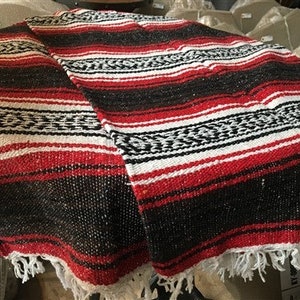 Southwestern Serape Vintage Indian Mexican Blanket Rug Satillo Decor f, Home Decor, Southwest Decor, Vintage Decor
