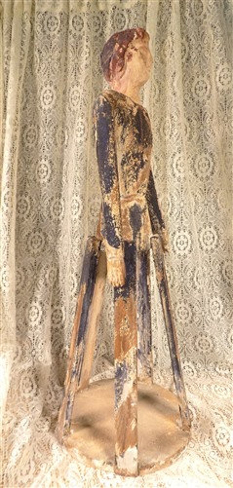 Wood Santos Cage Doll Mannequin Folk Art Figurine Bastidor Etsy