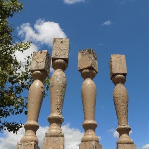 4 Balusters Bemalte Holz architektonische Bergung Spindeln Veranda Haus borte A19, Vintage Holz Spindeln, Holz Balusters, Rustikales Bauernhaus
