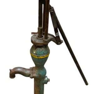 Well Water Pump, Cast Iron Cistern, Windmill Pitcher Pump, Patel Foundry, GF image 8