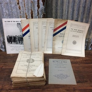 WWI 1913-1916 Book International Conciliation 127 The Disclosures From Germany, President Wilson&#39;s War Message, German Government, Great War