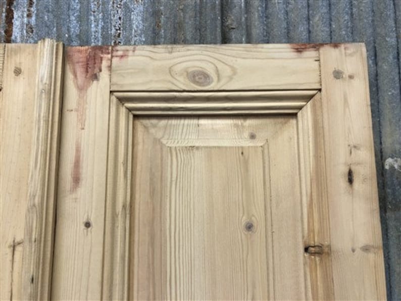 French Double Doors 32x81 European Styled Doors, Raised Panel Doors N166 image 4