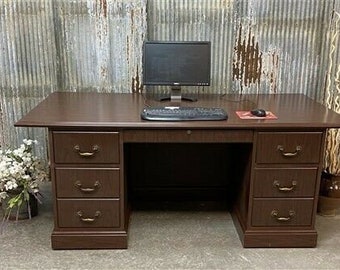 Executive Office Desk, Library Desk, Law Office Desk, Home Office Furniture, A , Wood Office Desk, Wood Furniture, Home Office Desk