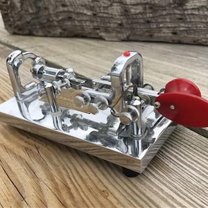 Telegraph Key, Morse Code, Vibrokeyer, Ham Radio, Iambic Paddles, Vibroplex, B