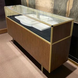 Castle Showcase Co Display Case, Vintage Floor Showcase, Retail Store Counter, A, Vintage Display Cabinet, Mercantile Showcase