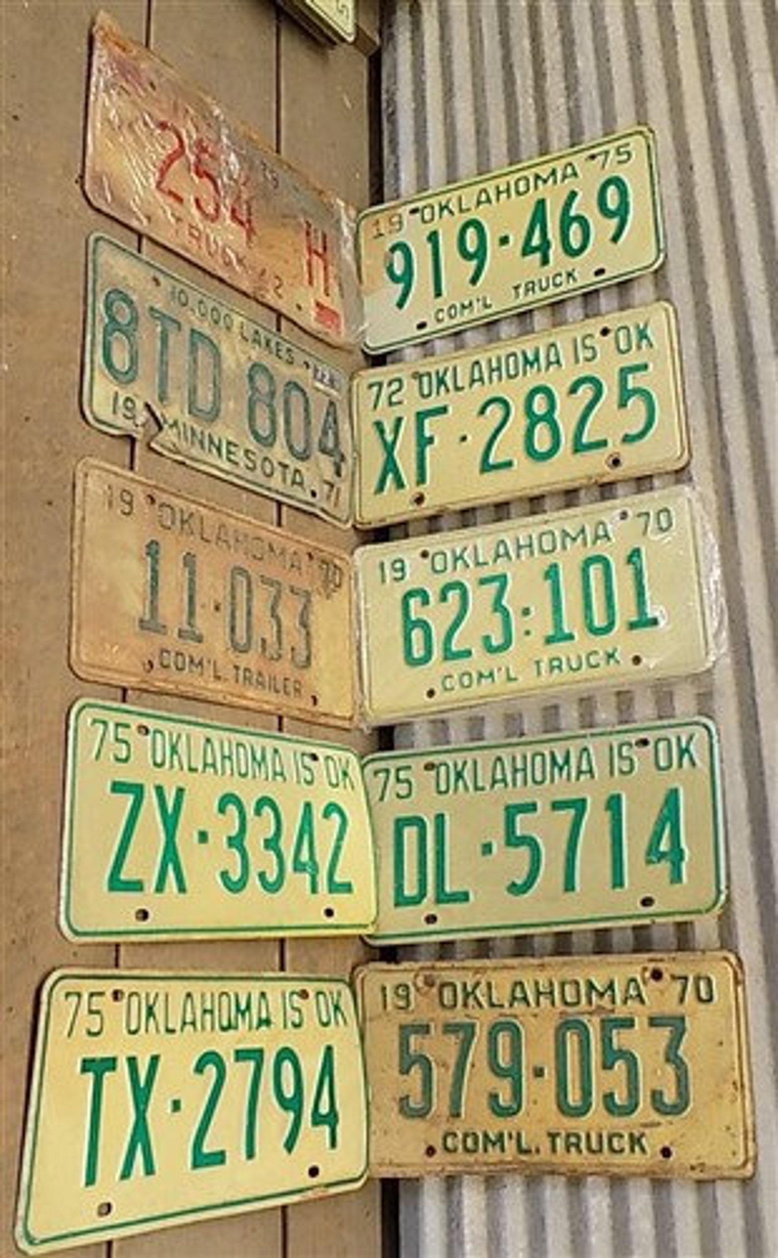 Set of 50 License Plates Lot Vintage Automobile Car Truck Tags Etsy