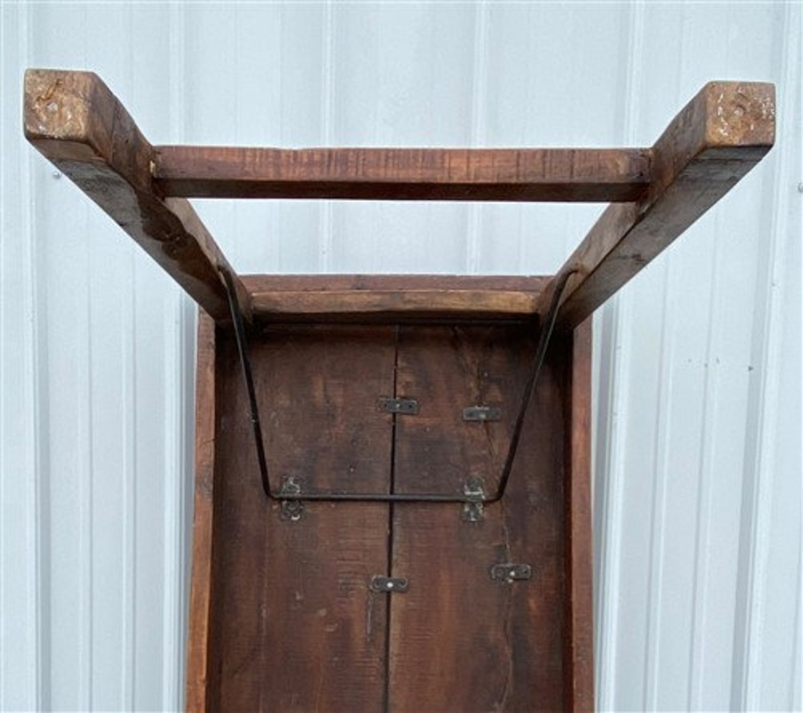 Rustic Folding Table Vintage Dining Room Table Kitchen Etsy