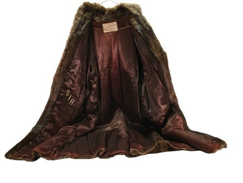 Vintage Long Fur Coat Petersen Harned Von Maur Womens Real Etsy Australia