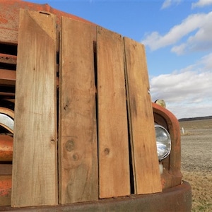 4 Barn Wood Reclaimed Planks, Wall Siding Boards, Rabbet Edge Lumber A50 Wall Paneling, Reclaimed Wood Accent Wall, Farmhouse Decor