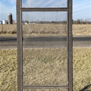 Wood Screen Porch Door, (32x96) Vintage Black Screen Door, Exterior, SD6 Screen Store Door, Victorian Trim, Vintage Farmhouse