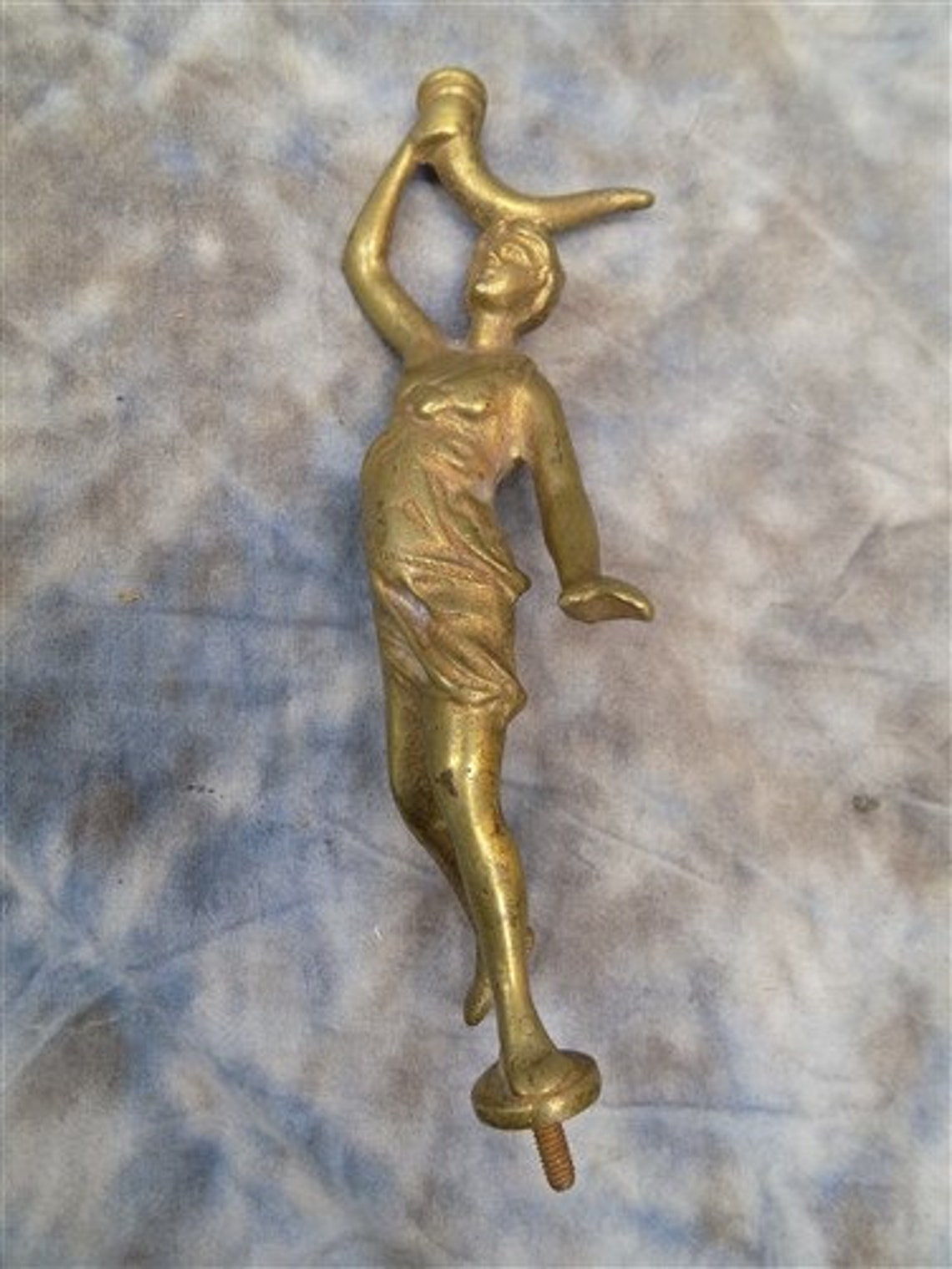 2 Brass Boy Figurine Finials Statues Clock Stove Arcade Toy Etsy