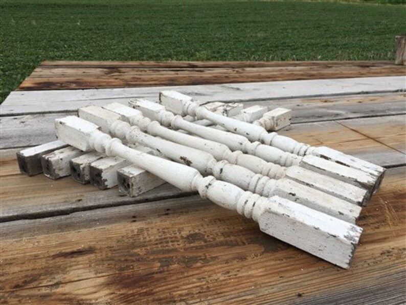 Wood Spindles Architectural Salvage Fretwork Furniture House Etsy