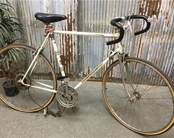 1972 Peugeot Record Du Monde Bicycle, Vintage White Men's Bike, Serial# 2372027 Vintage White Peugeot, Vintage Road Bike, Made in France