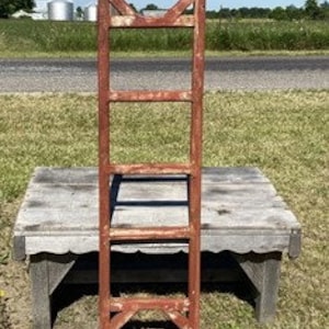 Red Rustic Wood Ladder, Farmhouse Blanket Quilt Towel Rack Decorative Display, Leaning Wood Rack, Rustic Farmhouse Ladder Display Rack