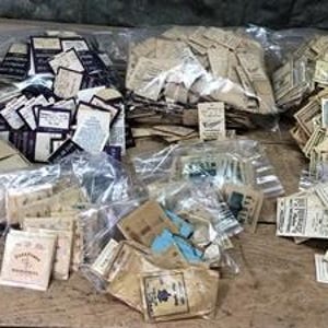 Watch Mainsprings Lot, NOS Watch Component Movement Parts, Replacement Parts image 1