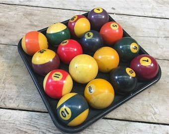 2.25インチ 10 ビリヤードボール ダークブルー ストライプ 10 X - Etsy