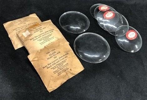 Convex Clock Glass - Choose A Size From 5 To 5-15/16 - Replacement Glass