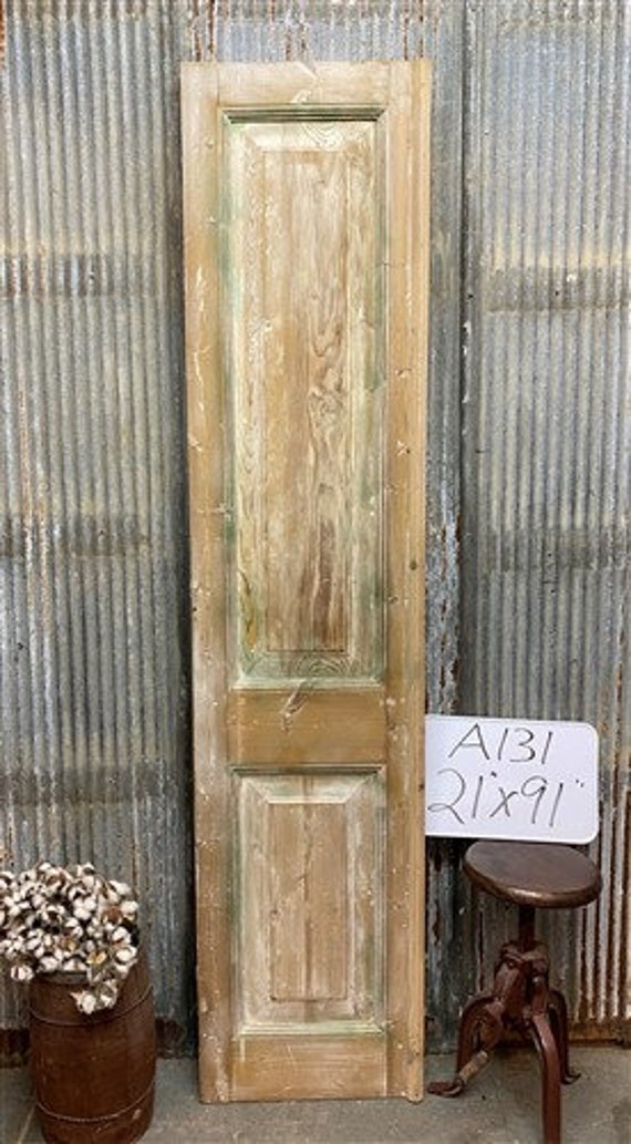 フランス アンティーク Single Door ドア ベルギー テーブル Antique French Single Door (21x91), Raised Panel Door, European