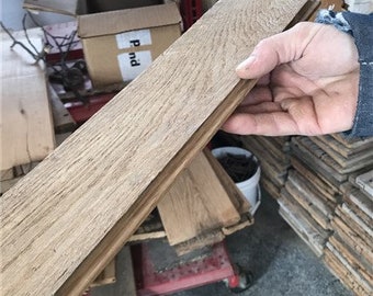Reclaimed Dirty Top Oak Wood Flooring, Kiln Dried Hardwood Floor Tongue Groove z