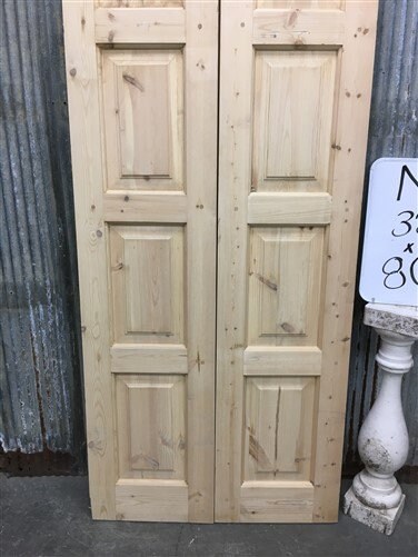 Arched French Double Doors (32x80.5) Panel Doors, European