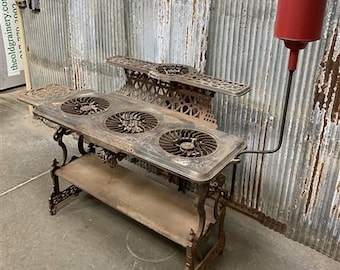 Crown Jewel Vapor Stove, Detroit Stove Works, Vintage Fuel Burning Kitchen Stove, Detroit Iron Works, Rustic Decor, Oil Burning Stove